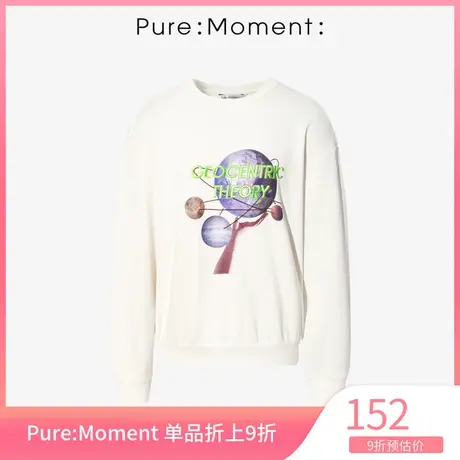 Pure:Moment/卫衣21圆领女士上衣4A9100421图片